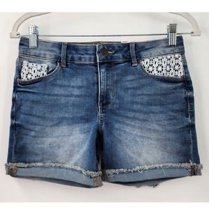 New NWT So Girls Mid‎ Rise Favorite Lace Detail Shorts Size 14